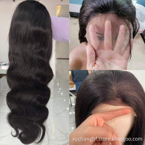 Body Wave Wigs Human Hair Lace Front Hd Lace Frontal Wig With Baby Hair Brazilian Hair Lot Wigs Vendor